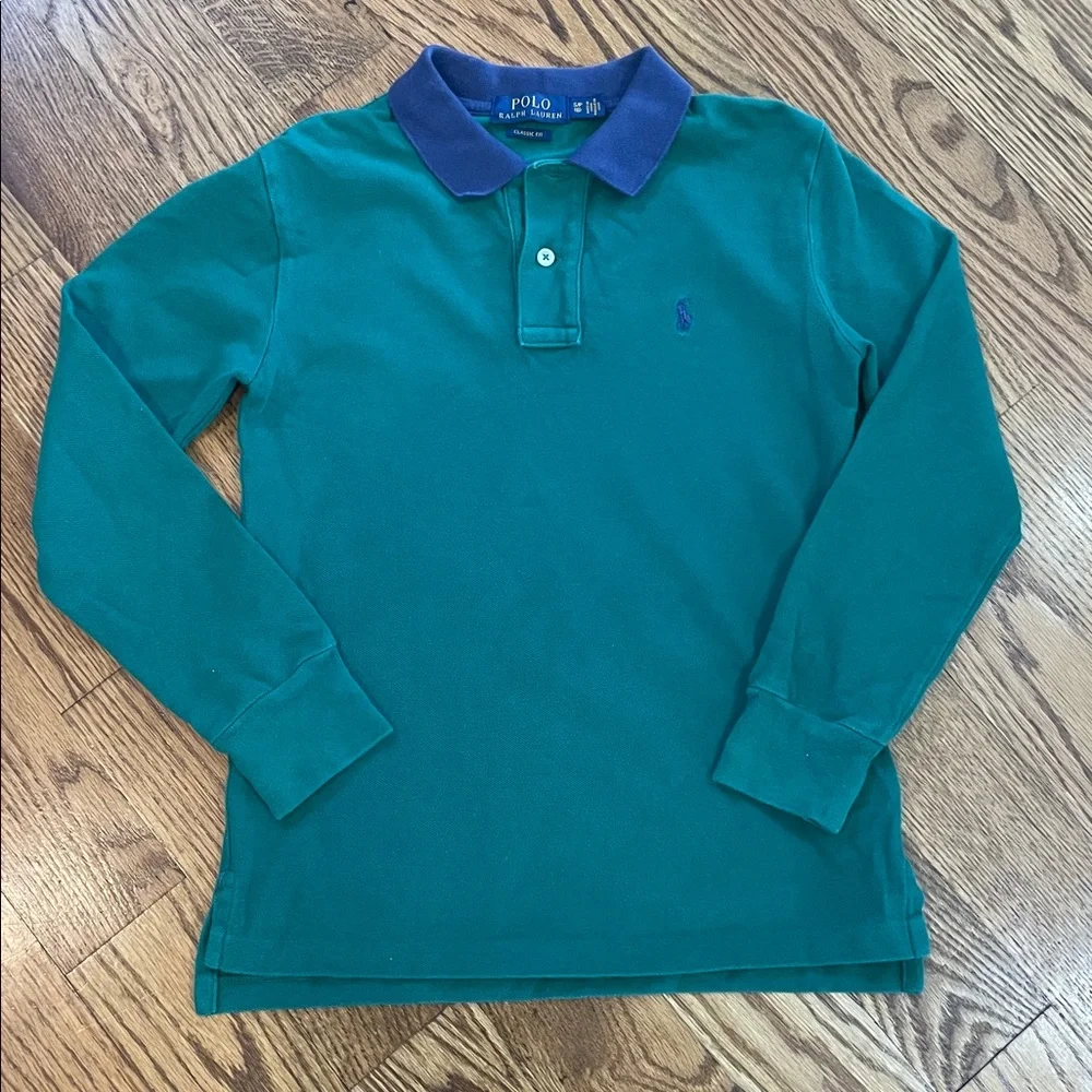 Boy’s Polo Ralph Lauren Long Sleeve Polo Shirt. Size Small. Excellent Condition.